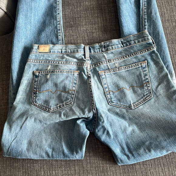 Red Engine distressed wide leg jeans - Picture 13 of 13